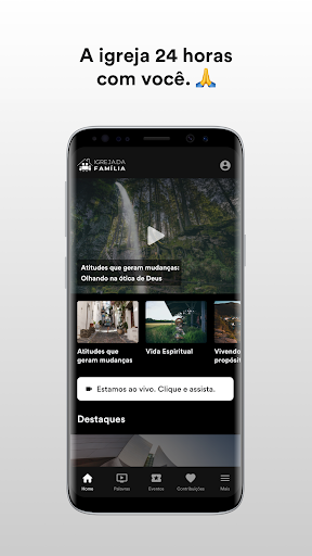 Android application Igreja da Família screenshort