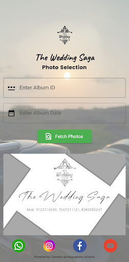 Android application The Wedding saga screenshort