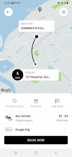 A & J Taxis Screen 3
