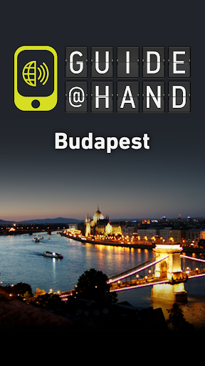 Android application Budapest GUIDE@HAND screenshort