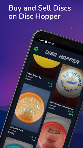 Android application Disc Hopper Disc Golf App screenshort