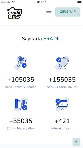 Eradil LMS Screen 2