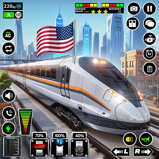 City Train Driver: Train Games 4.7 Icon