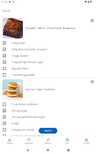 Cake and Baking Recipes Screenshot