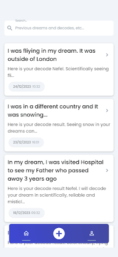 Android application Dream Decoder screenshort