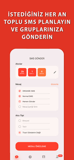 Android application Organik SMS-Kurumsal Toplu SMS screenshort