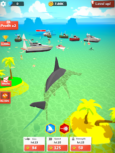 Idle Shark World MOD APK -Tycoon Game (Unlimited Money) Download 10