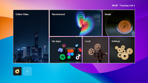 Android application LongTV MLauncher screenshort