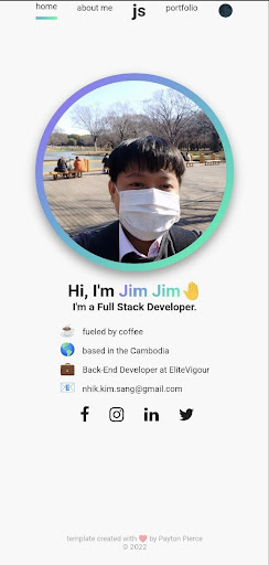 Jim App Screenshot
