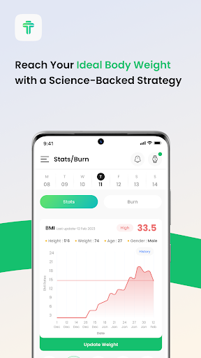 ToneOp: Health And Fitness App Screen 2