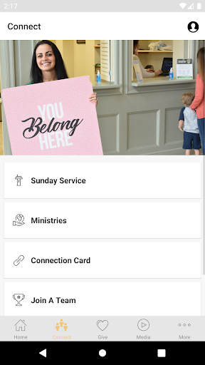 The Tabernacle Church App Screen 2