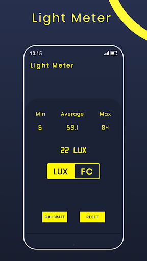 Illuminance Lux FC Meter Screen 2