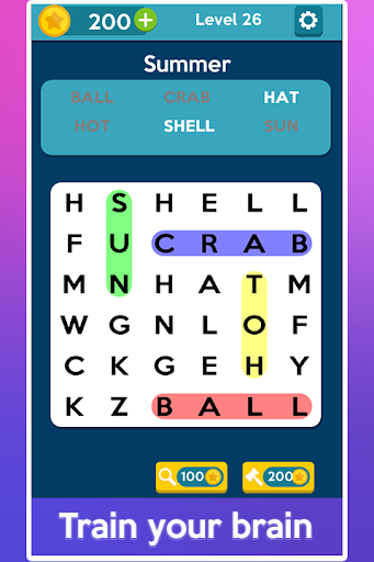 Android application Word Search Classic Puzzle screenshort