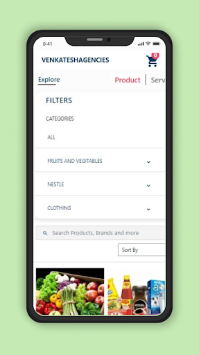 Android application N Cart screenshort