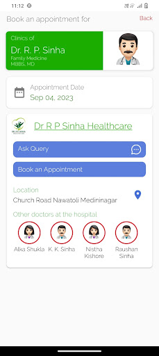 Dr R. P. Sinha Healthcare Screenshot 2 - AppWisp.com