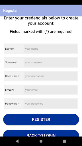 Android application eHoreca Public User App screenshort