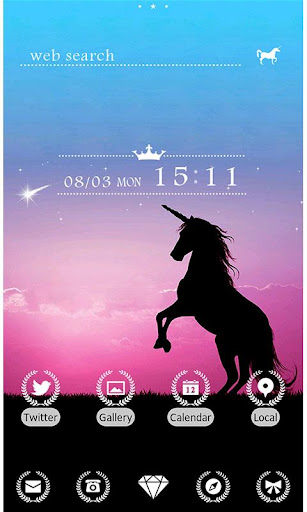Android application Unicorn Wallpaper screenshort