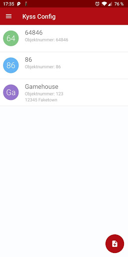 Android application Kyss Remote screenshort