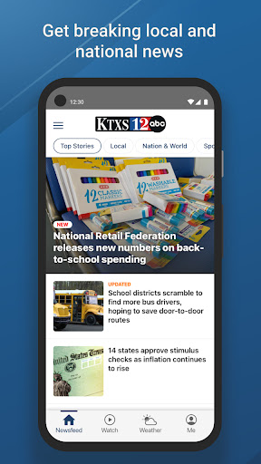 Android application KTXS - News for Abilene, Texas screenshort