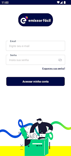 Android application Novo Emissor Fácil screenshort
