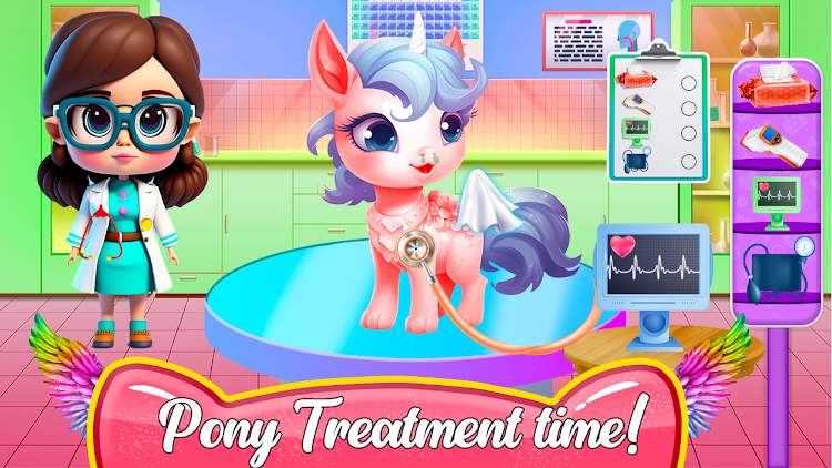 Cute Unicorn Pony Vet Daycare - 1.0 - (Android)