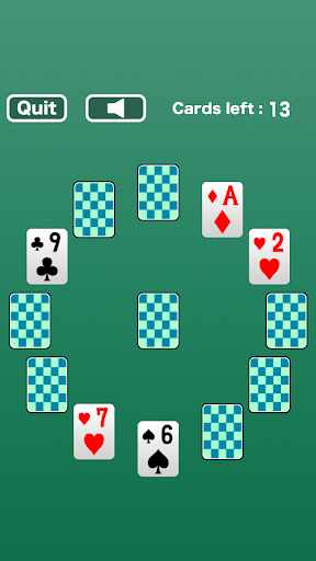 Android application Clock Solitaire screenshort