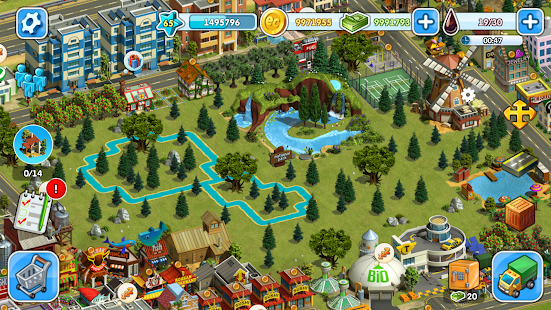 Eco City: new free building and town village games Screenshot