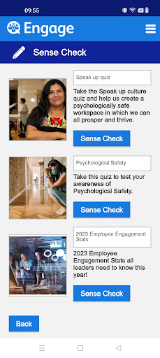Engage for employee engagement Screen 3