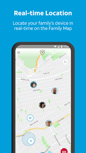 AT&T Secure Family® parent app Screen 2