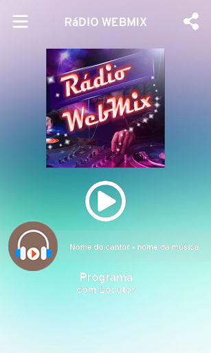 Rádio WebMix Screen 2
