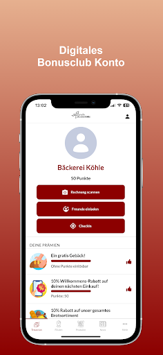 Android application Bäckerei Köhle screenshort