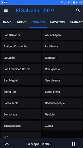 Radio El Salvador Screen 3
