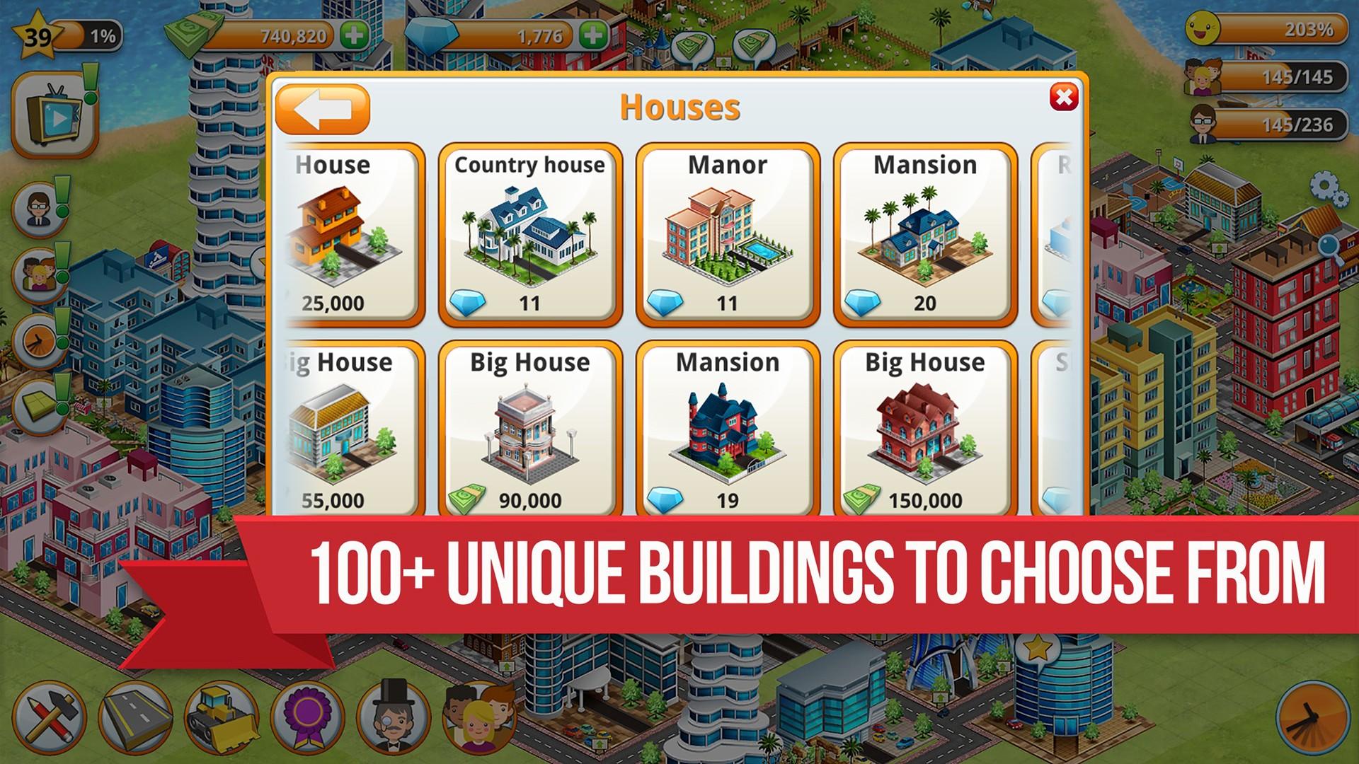 Android application Village City - Island Simulation screenshort