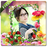 Flower frame photo editor icon