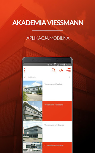 Android application Akademia Viessmann screenshort