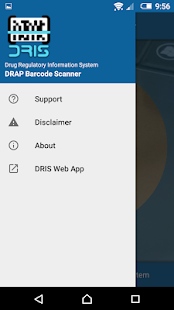 DRAP Barcode Scanner Screenshot