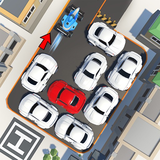 Car Jam Traffic Parking 3D logo
