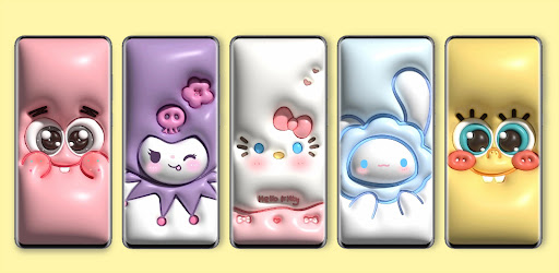Cute Wallpapers 3D Puffy