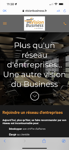 Vision Business Networking Screen 2