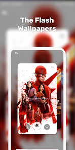 Captura de Pantalla 14 Flash Wallpapers Fans 4K android