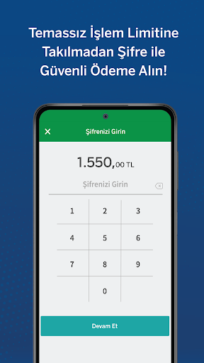 Android application Garanti BBVA CepPOS Pin screenshort