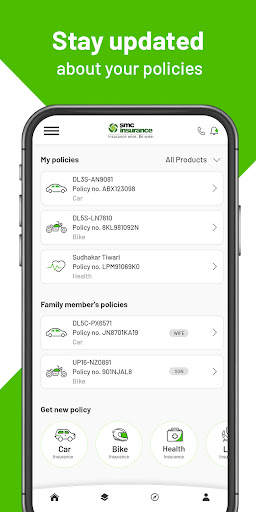 Android application SMC Insurance screenshort