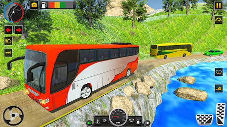 Drive Hill Coach Bus Simulator : Bus Game 2019