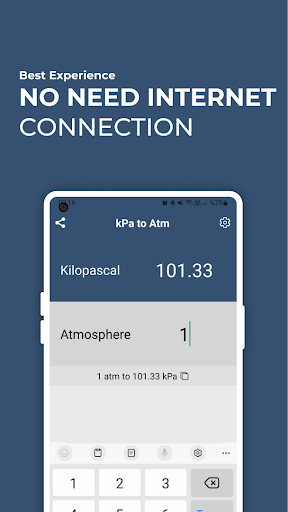 Kilopascal kPa to Atm Convert Screen 3
