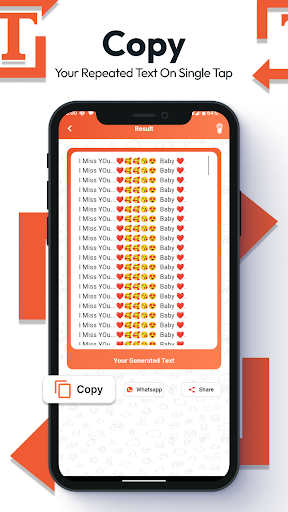 Screenshot of Text Repeater: Repeat Text 10K