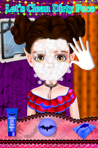 Halloween Girls Makeup Game Makeover Spa Salon