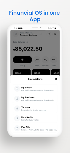 Android application Fless screenshort
