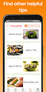Sushi recipes: cookbook with c  Full Apk Download 8