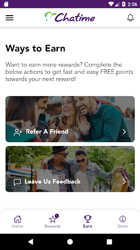 Android application Chatime Winnipeg screenshort