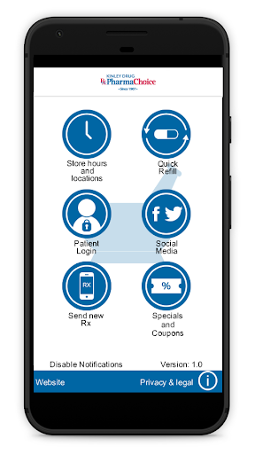 Android application Kinley Drug screenshort
